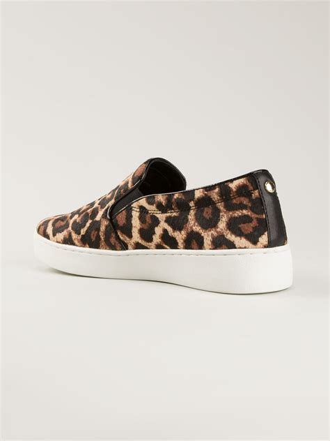 michael kors keaton sneakers leopard|Michael Kors keaton slip on.